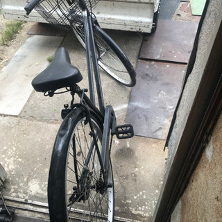 27インチ黒自転車1