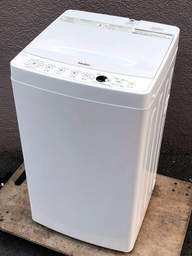 ㉜【税込み】21年製 極美品 ハイアール 4.5kg 全自動洗濯機 JW-E45CE【PayPay使えます】