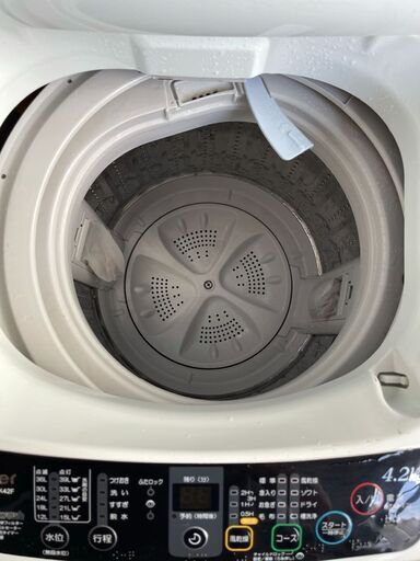 当日翌日配送可■都内近郊無料で配送、設置いたします■2012年製 洗濯機 ハイアール 4.2キロ　JW-K42F■HIR02