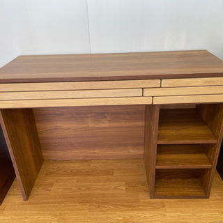 中古品 木製 パソコンデスク 机 勉強机 作業台 デスク インテリア 収納棚 錬金堂平塚河内店 平塚のテーブル パソコンデスク の中古 あげます 譲ります ジモティーで不用品の処分