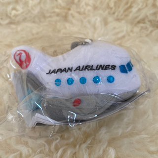 JAL 飛行機　ぬいぐるみ　ストラップ