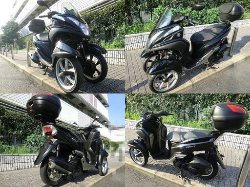 ☆普通免許仕様トリシティ125ワイドトレッド！トップケース LEDライト