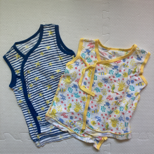 男の子女の子ベビー服夏服新生児用衣類半袖シャツロンパース袖なし じじ 三島田町のベビー 用品 ベビー服 の中古あげます 譲ります ジモティーで不用品の処分