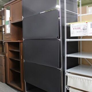 無印良品ステンレスユニットシェルフ　ワイド大 フロントパネル×4...