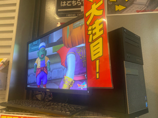 【高速SSD搭載デスクトップゲーミングPC一式】(モニターやオフィス付き)  No.5