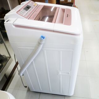 洗濯機 7.0kg 2015年製 パナソニック NA-FA70H2 ホワイト×ピンク 