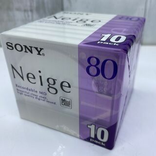 【愛品館八千代店】SONY Neige MD 80分　10枚セット