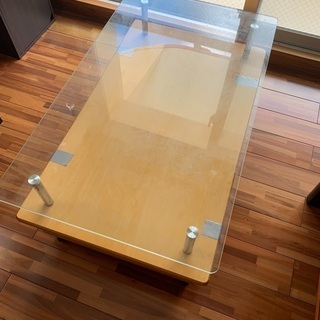 【ネット決済】ガラスのローテーブル