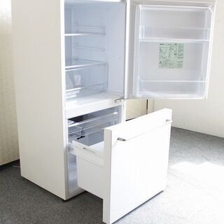 無印良品 2ドア冷凍冷蔵庫 157L シンプルモダンデザイン バーハンドル