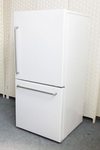 無印良品 2ドア冷凍冷蔵庫 157L シンプルモダンデザイン バーハンドル MJ-R16A-2 2019年製 MUJI 冷蔵庫 中古家電 店頭引取歓迎 R3999)
