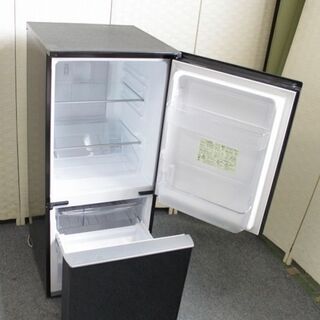 シャープ SJ-GD14C-B 冷蔵庫 137L/どっちもドア ピュアブラック