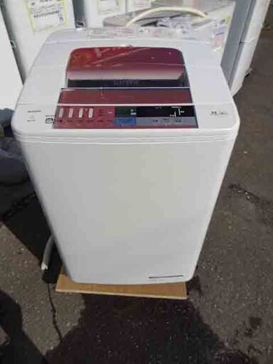【恵庭】日立　BEAT WASH　全自動洗濯機　BW-7SV　2013年製　7.0㎏　乾燥機　中古品　PayPay支払いOK！