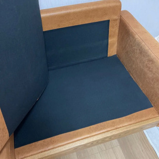 ダブルデイ　レザーテックス　ソファ　3人