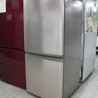 札幌限定 SHARP シャープ 冷蔵庫 137L 2019年製 SJ-D14E 西岡店 2ドア 冷蔵庫 137L 2019年製 シャープ SJ-D14E シルバー