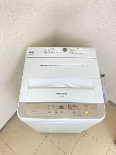 【良品】【地域限定送料無料】洗濯機 Panasonic 6kg 2016年製 DSB082608