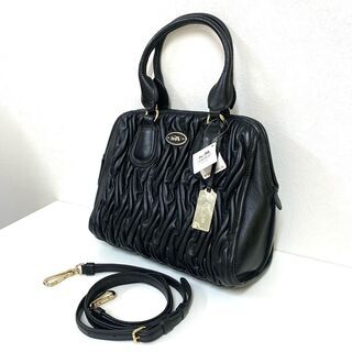 最終値引き【値下げしました】コーチ　COACH　ギャザードレザー...