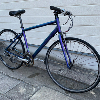 ❌値下げ❌　‼️ ブリジストン　フレーム　アルミ　紫　2x7変速　シマノ　700c ‼️✨自転车整备済。すぐに乗って帰れます✨