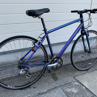 ❌値下げ❌　‼️ ブリジストン　フレーム　アルミ　紫　2x7変速　シマノ　700c ‼️✨自転车整备済。すぐに乗って帰れます✨