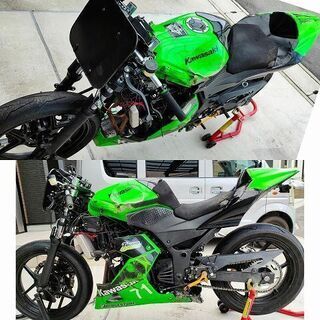 【値下げ】kawasaki Ninja250R スリッパークラッチ化 カワサキ ニンジャ250 ストファイ　レーサー