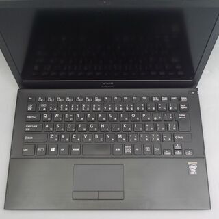 軽量 薄型 ノートパソコン 超高速SSD Windows10 中古良品 13型 SONY VJP132C11N 第5世代 Core i5 4GB 無線 Bluetooth カメラ Office