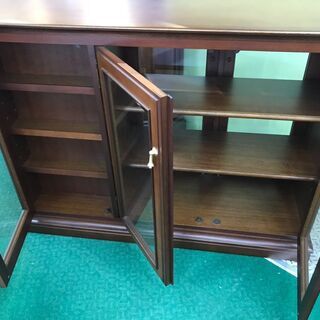 【愛品館八千代店】マルニ木工　地中海シリーズ　両面サイドボード【愛八KZ】