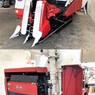 【SOLD OUT】清掃・整備済み ヤンマー コンバイン GC222 HST無段変速（FDS） クラス最大級 22馬力 ２条刈り 丸ハンドル 刈取スライド SOLD OUT】清掃・整備済み ヤンマー コンバイン GC222 HST無段変速