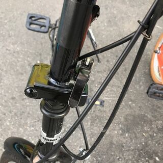 HUMMER ハマー　20インチ　折りたたみ自転車　6段変速　簡単折畳　カゴ付き