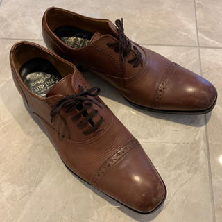 【中古】alfredoBANNISTER革靴（ブラウン、サイズ40）