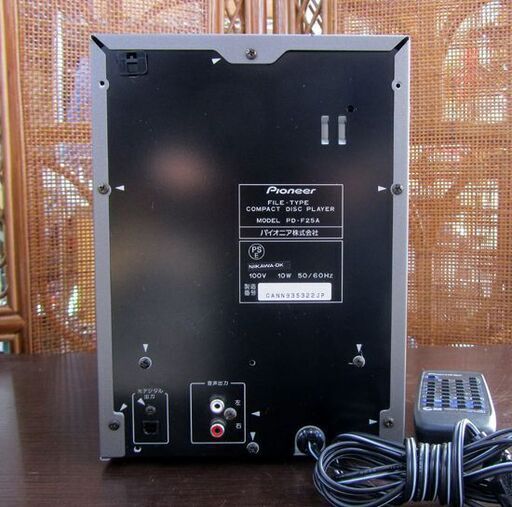 ✿ パイオニア PD-F25A 25枚CD チェンジャー リモコン付 希少動作品 パイオニア 25枚連装CDチェンジャー PD-F25A リモコン有 コンパクト