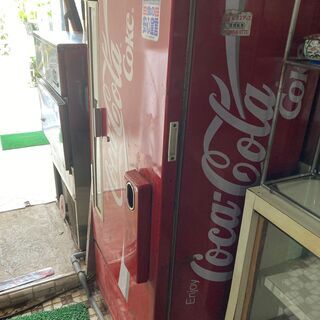 昭和レトロ)（実働) Vintage コカ・コーラ冷蔵庫