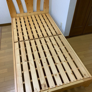 ◼️値下げ：シングルベッド木製フレーム