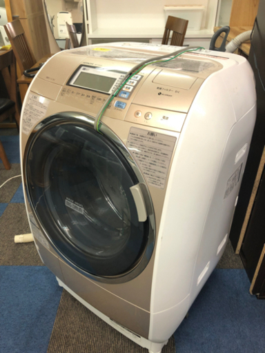 日立ドラム洗濯機乾燥機付き　１０キロ⁉️大阪市内配達設置無料⭕️保証付き