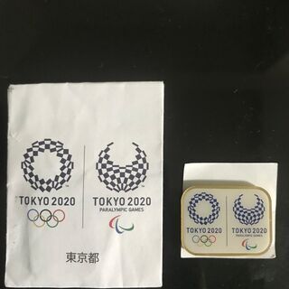 【ネット決済・配送可】東京五輪2020の公式ピンバッチ 新品未使用