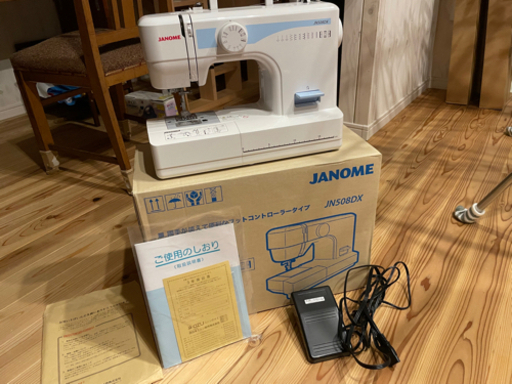 【 新品 】 ジャノメ JN508DX コンパクト電動ミシン ミシン