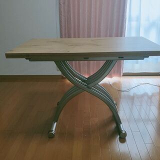 ダイニングテーブル 昇降・伸長テーブル イタリア製 価格交渉可能