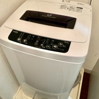 【ネット決済】Haier JW-K42K(W) 洗濯機　ハイアー...