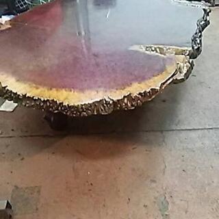 木製座卓 天然木 花梨材　