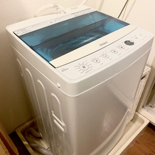 【ネット決済】洗濯機　ハイアール　JW-C45A 簡易乾燥機能付...