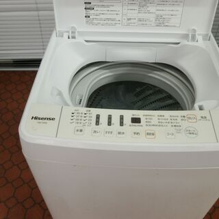 ID 977565　ハイセンス4.5Kg　２０１６年製　HW-T45A　キズ有、日焼け有 ID 977565 ハイセンス4.5Kg 2016年製 HW-T45A キズ有、日焼け有