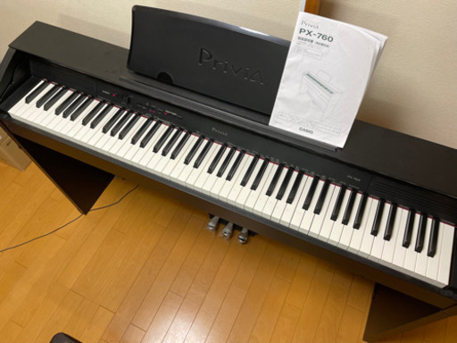 【売約済】カシオ CASIO Privia PX-760BK 88鍵盤 電子ピアノ スツール付