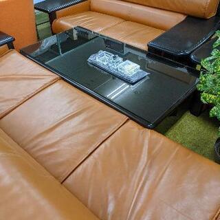 ★Karimoku カリモク 本革張り 応接4点セット ビベンテシリーズ