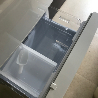 三菱ノンフロン冷蔵庫 家電 白 自動製氷
