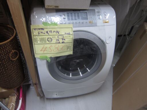最終処分品ジモティー限定売り切り49800円→12000円　リサイクルショップのダイトーです。お持ち帰り価格　ナショナル　ドラム式洗濯機　洗濯9K　乾燥6K　2006年