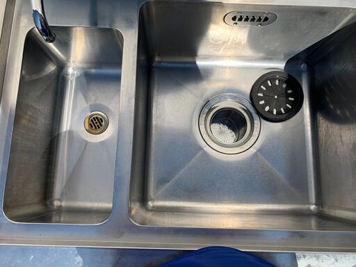 210831）【30％値下げ】業務用 厨房用品 1槽シンク 流し台 水栓