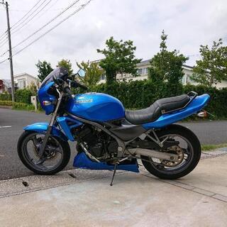 カワサキ バリオス 1型 A5 ブルー 燃料計付き kawasaki BARIUS  - バイク