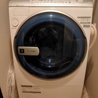 0円 シャープ ドラム型洗濯乾燥機