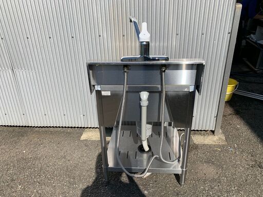 210831）【50％値下げ】業務用 厨房用品 1槽シンク 流し台 水栓