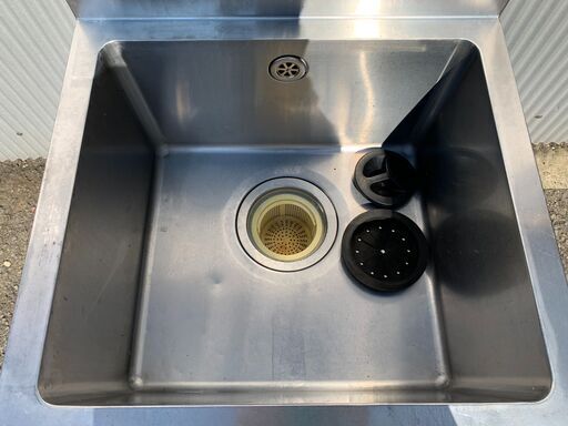 210831）【50％値下げ】業務用 厨房用品 1槽シンク 流し台 水栓