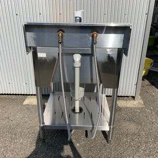 210831）【50％値下げ】業務用 厨房用品 1槽シンク 流し台 水栓