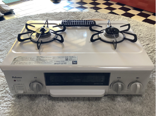【リサイクルサービス八光　田上店　安心の3か月保証　配達・設置OK】Paloma(パロマ) ガステーブル IC-N36HS-R 2口 右強火力 (都市ガス用)